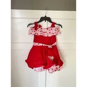 Custom Red Heart dress 5/6‎ fit